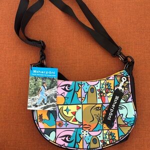 Sherpani Colorful Abstract Crossbody Bag